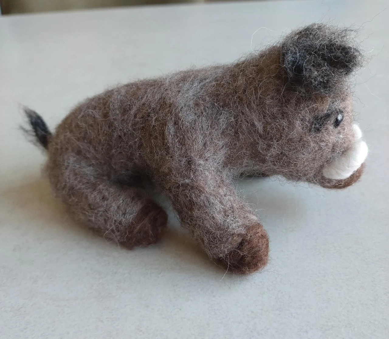 Peluche fait main, fabriqué avec de la laine feutrée à l'aiguille – photo 2